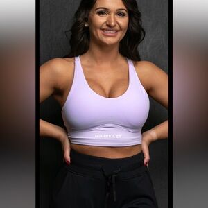 Women's Lavender Muscle Tee